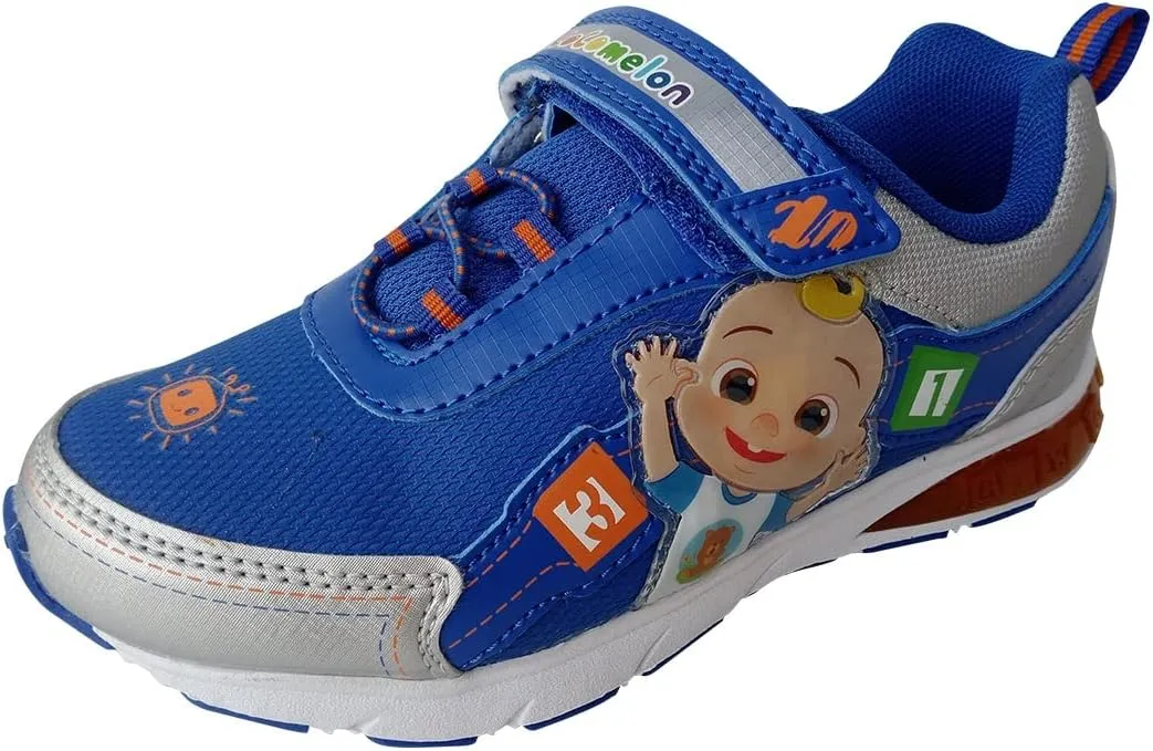 CoComelon Boy's Girl's JJ Numbers Light Up Sneakers