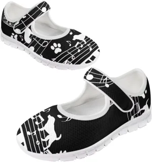 Coloranimal Flats for Women Slip On Shoes Mary Jane Shoes with Anti Skid Sole Casual Flat Shoes Dressy Comfortable Round Toe Ankle Shoes