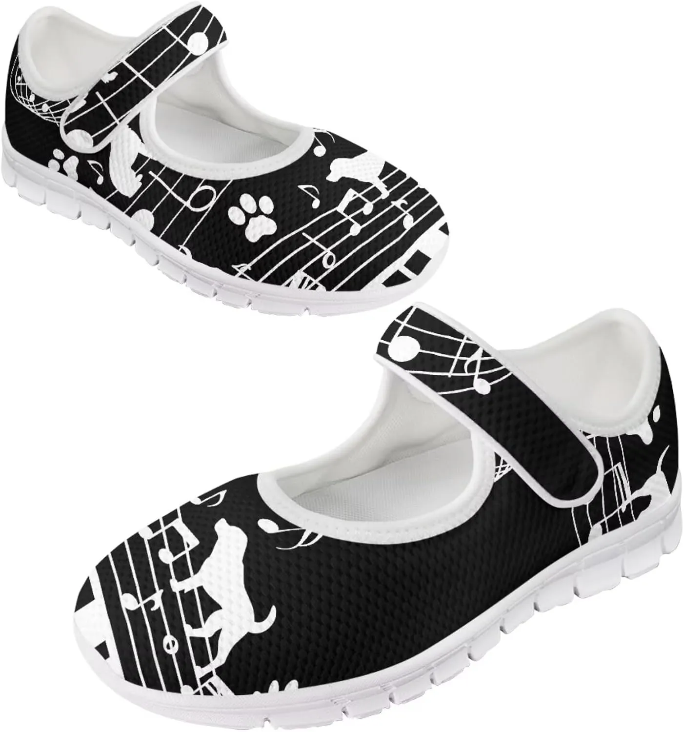 Coloranimal Flats for Women Slip On Shoes Mary Jane Shoes with Anti Skid Sole Casual Flat Shoes Dressy Comfortable Round Toe Ankle Shoes
