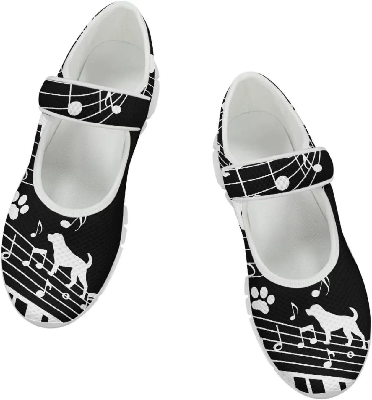 Coloranimal Flats for Women Slip On Shoes Mary Jane Shoes with Anti Skid Sole Casual Flat Shoes Dressy Comfortable Round Toe Ankle Shoes