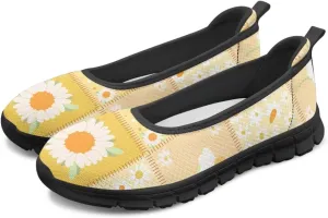 Coloranimal Womens Flats Walking Shoes Loafers Flats Shoes Mesh Athletic Shoes Travel Shoes Outdoor Lightweight Womens Mesh Flats