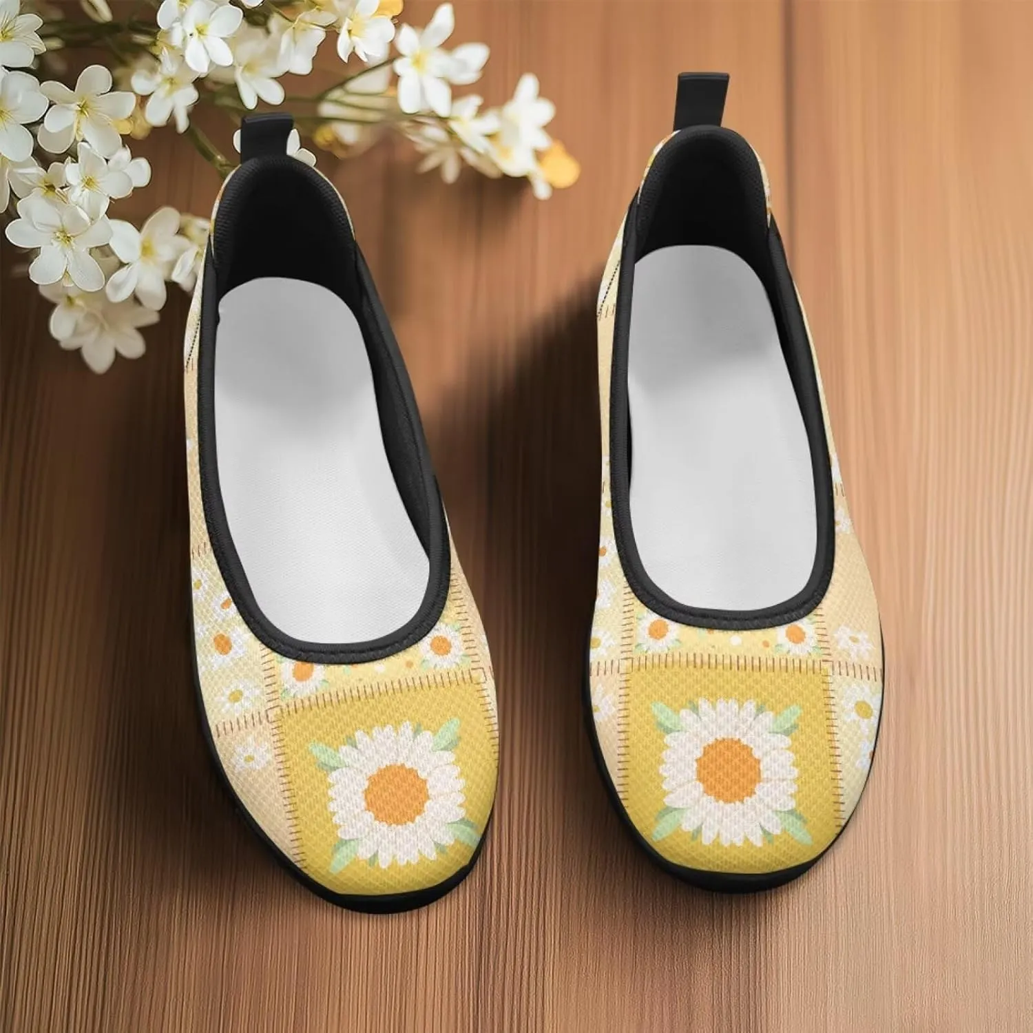 Coloranimal Womens Flats Walking Shoes Loafers Flats Shoes Mesh Athletic Shoes Travel Shoes Outdoor Lightweight Womens Mesh Flats