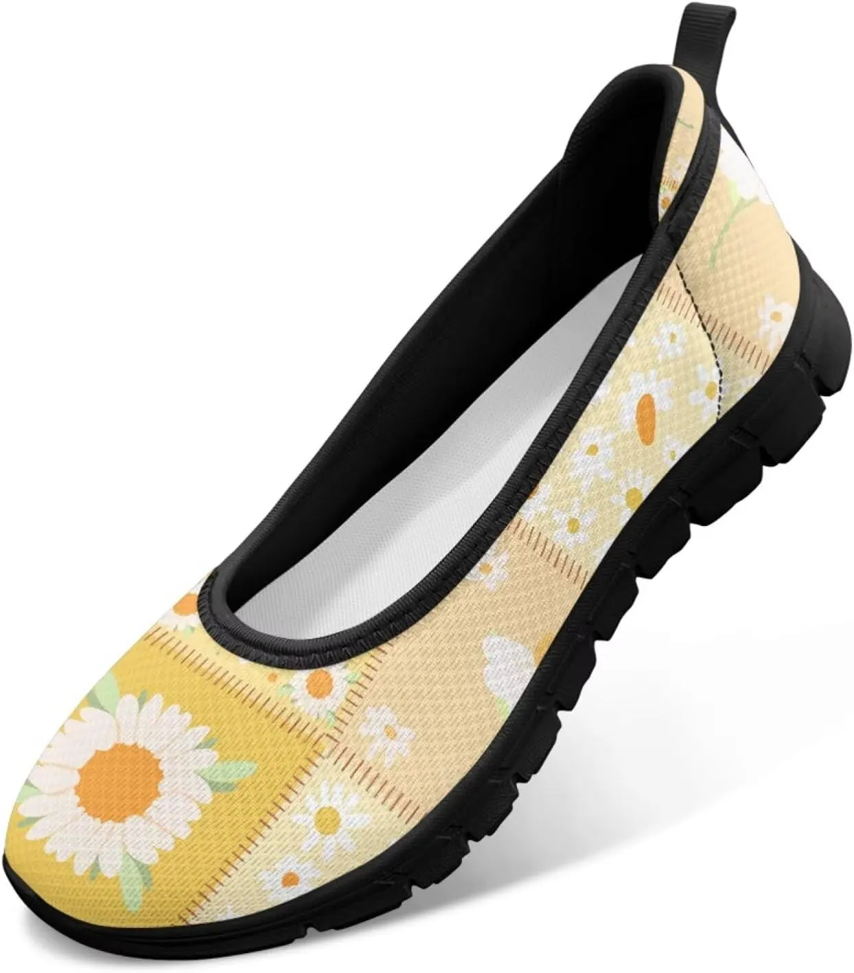 Coloranimal Womens Flats Walking Shoes Loafers Flats Shoes Mesh Athletic Shoes Travel Shoes Outdoor Lightweight Womens Mesh Flats