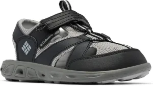 Columbia Youth Techsun Wave Sandal, Black/Steam, 5