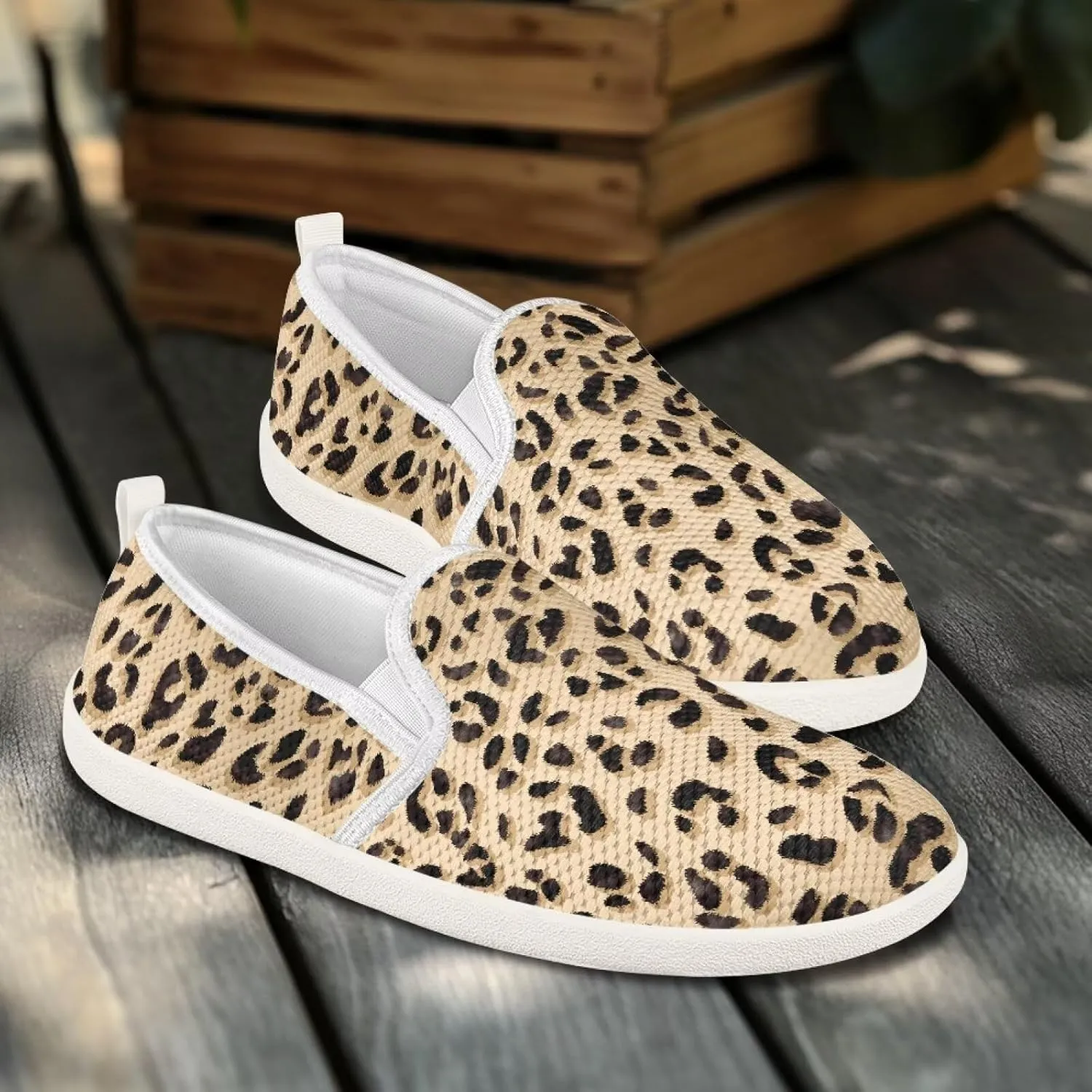 Comfort Casual Shoes for Women Slip On Shoes Wide Width Womens Flats Shoes