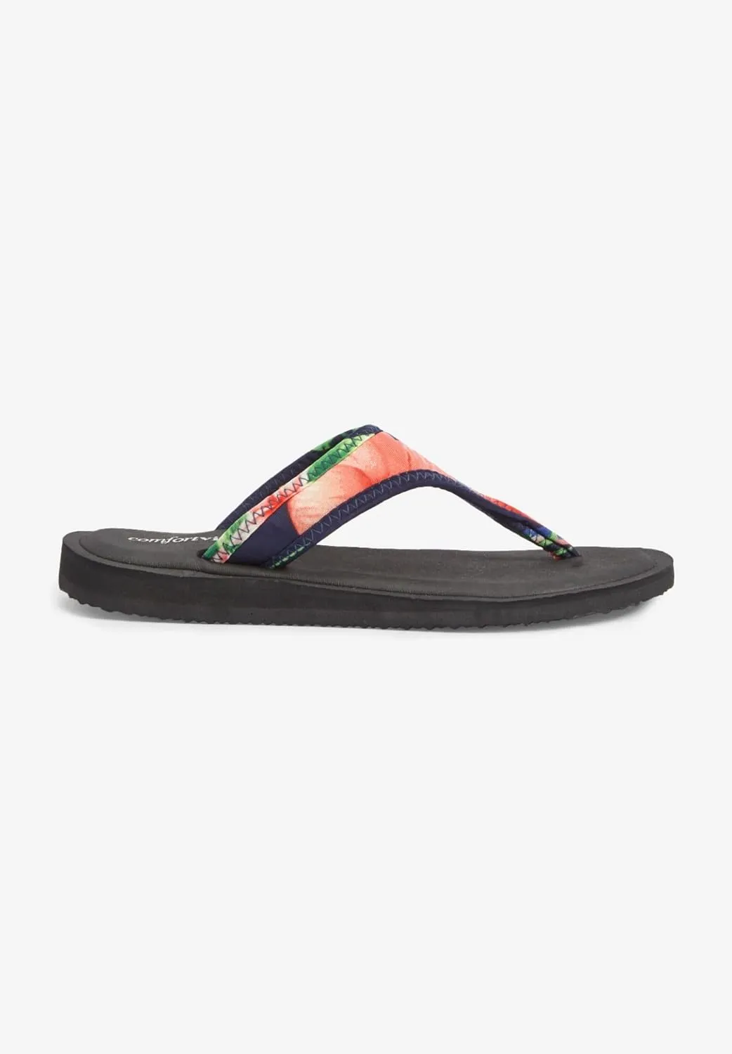 Comfortview Women's Wide Width The Sylvia Soft Footbed Sandal