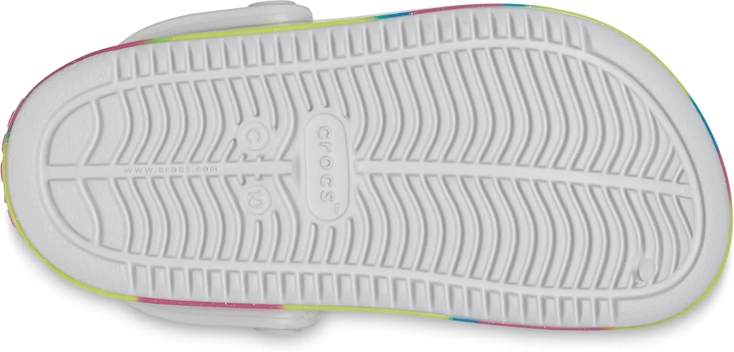 Crocs Kids' Sandals Toddler Size Off Coat Glitter Band Clog
