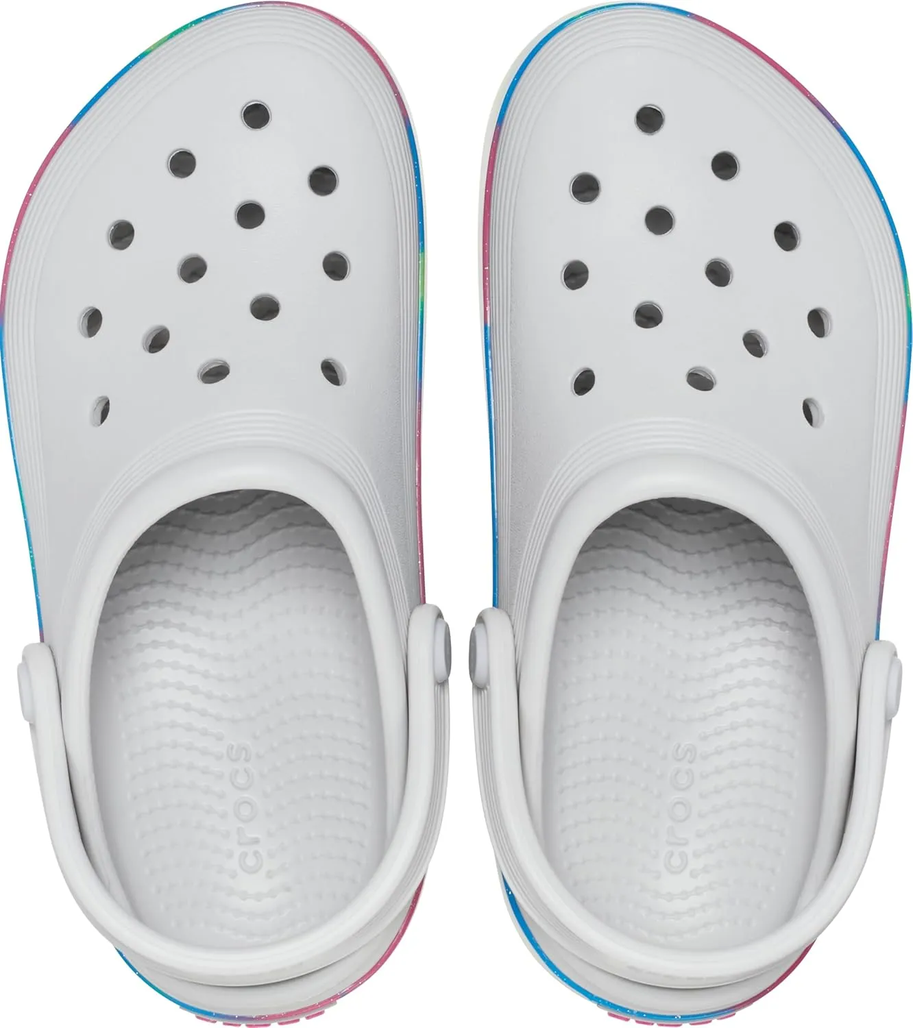 Crocs Kids' Sandals Toddler Size Off Coat Glitter Band Clog