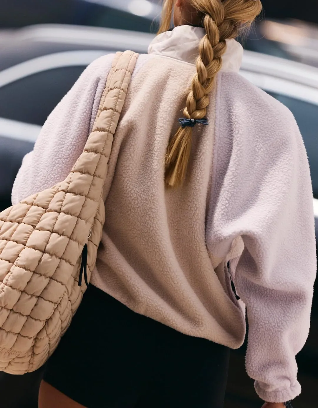 D-Sun Women's Oversized Fuzzy Sweatshirt Fleece Color Block Pullover Sweatshirt Long Sleeve Button Down Jacket Warm Coat Tops