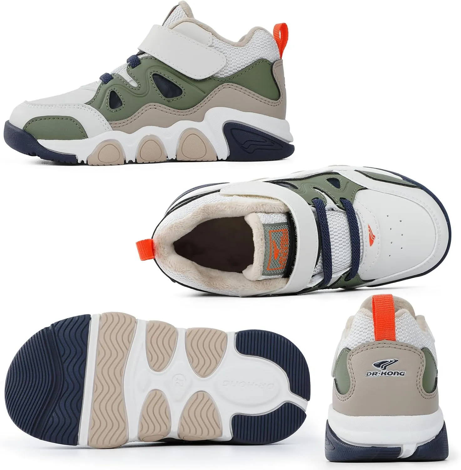 Dr Kong Toddler Shoes Kids Shoes for Boys and Girls Lightweight Durable Casual Athletic Kids Sneakers for Toddlers and Little Kids