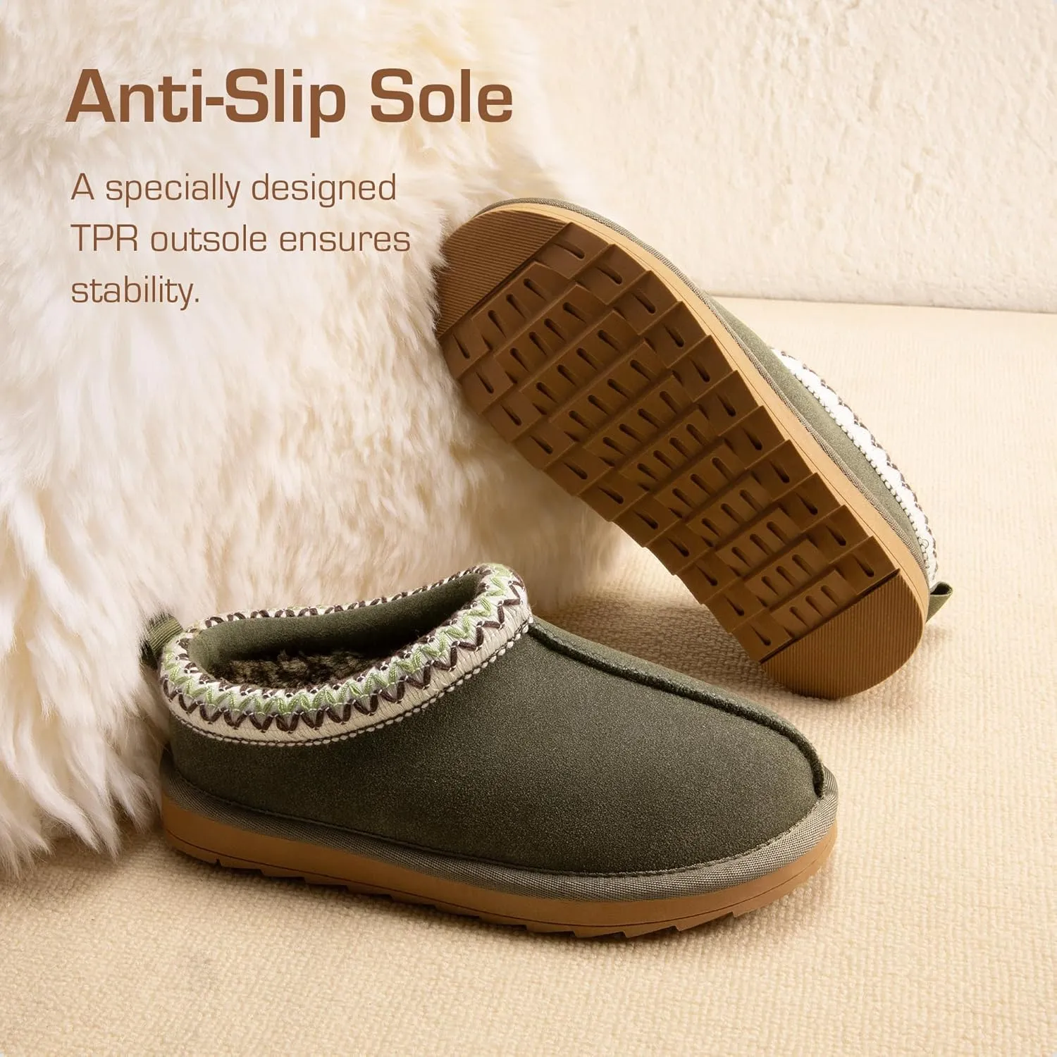 DREAM PAIRS Girls Boys Slippers Kids House Fuzzy Indoor Outdoor FuzzyEasy Kid's Slip-on Slipper for Little Kid Big Kid