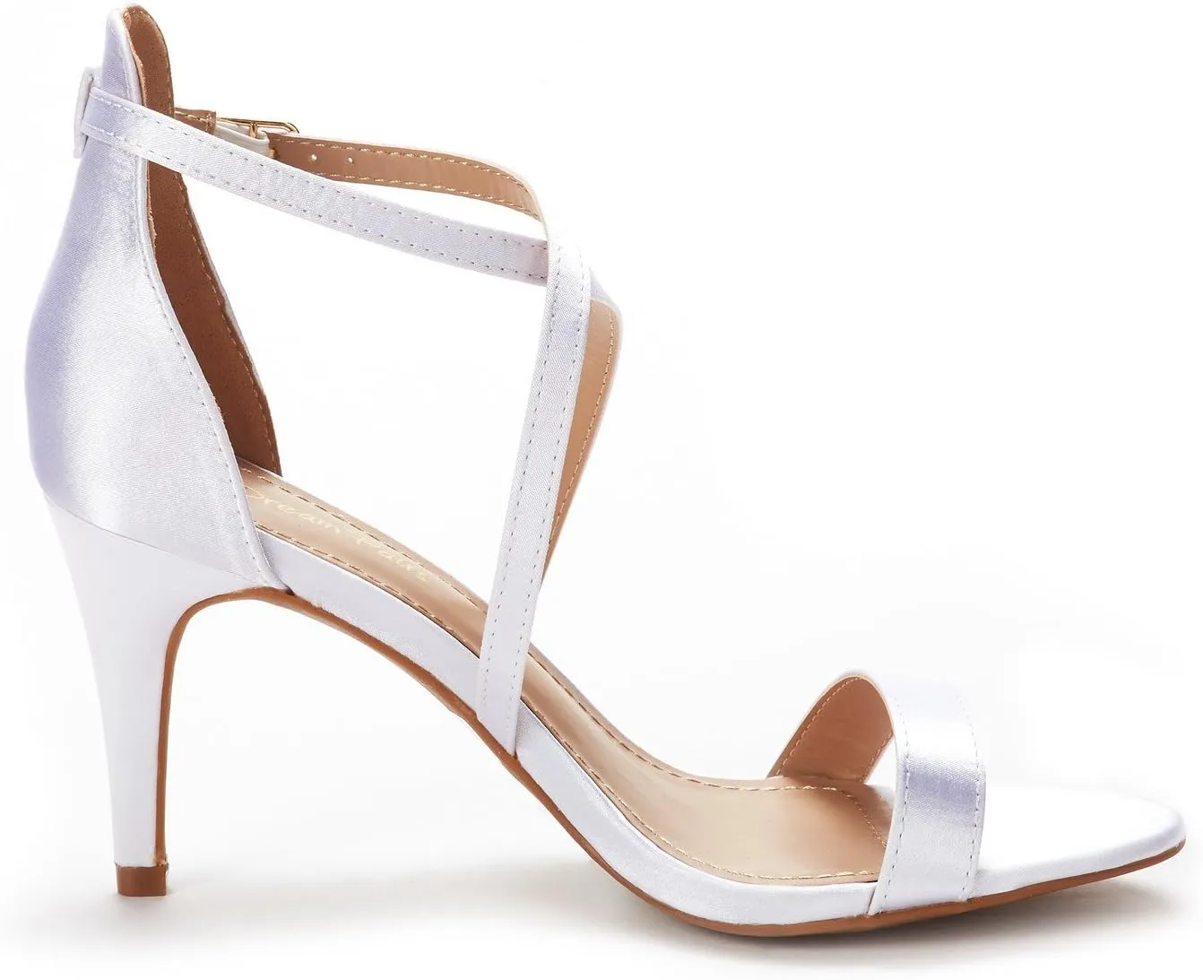 DREAM PAIRS Women's Dolce Fashion Stilettos Open Toe Pump Heel Sandals