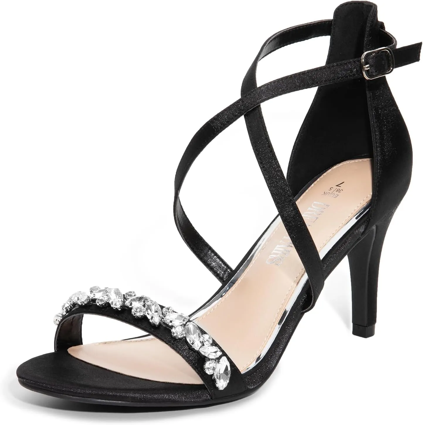 DREAM PAIRS Women's Dolce Fashion Stilettos Open Toe Pump Heel Sandals