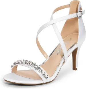 DREAM PAIRS Women's Dolce Fashion Stilettos Open Toe Pump Heel Sandals