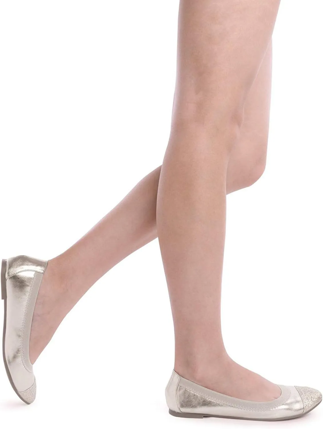 DREAM PAIRS Women's Sole-Flex Ballerina Walking Flats Shoes