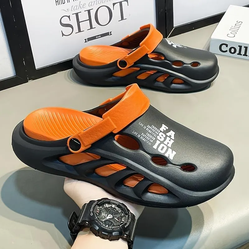 Fashion Sporty Clogs - Breathable, Non-Slip EVA Sandals, Comfortable for Outdoor Activities All-Season Footwear