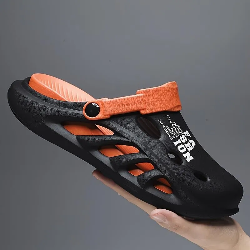 Fashion Sporty Clogs - Breathable, Non-Slip EVA Sandals, Comfortable for Outdoor Activities All-Season Footwear