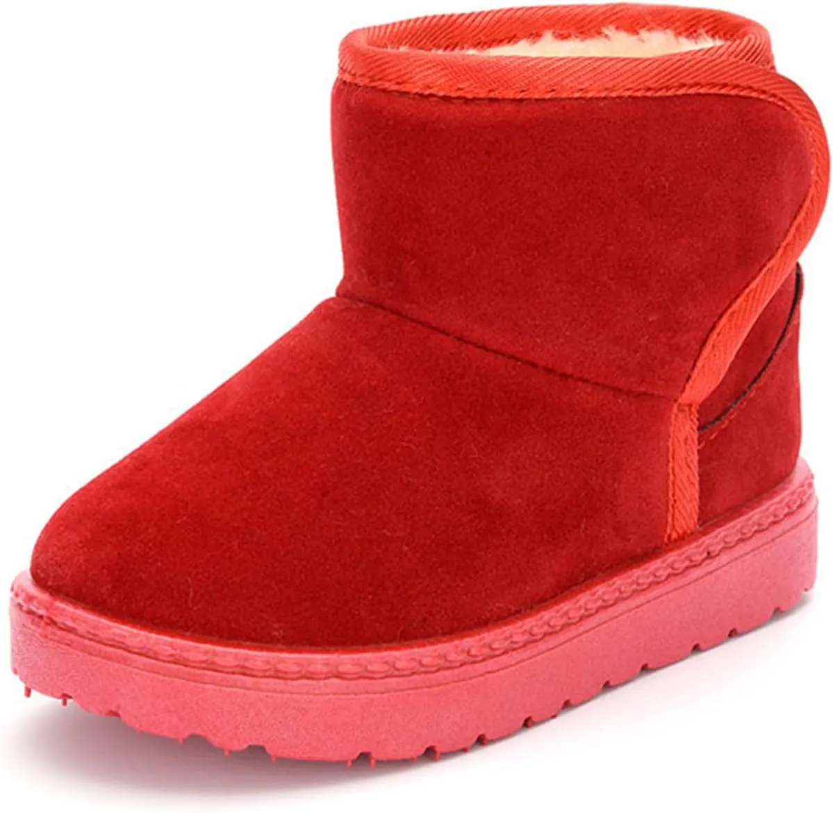Fashion Winter Bowknot Platform Boots Kids Ankle Boots Toddler Kids Wool Lined Slippers Girls Boys Outdoor Warm Indoor Home Anti Slip Trendy Mini Boots