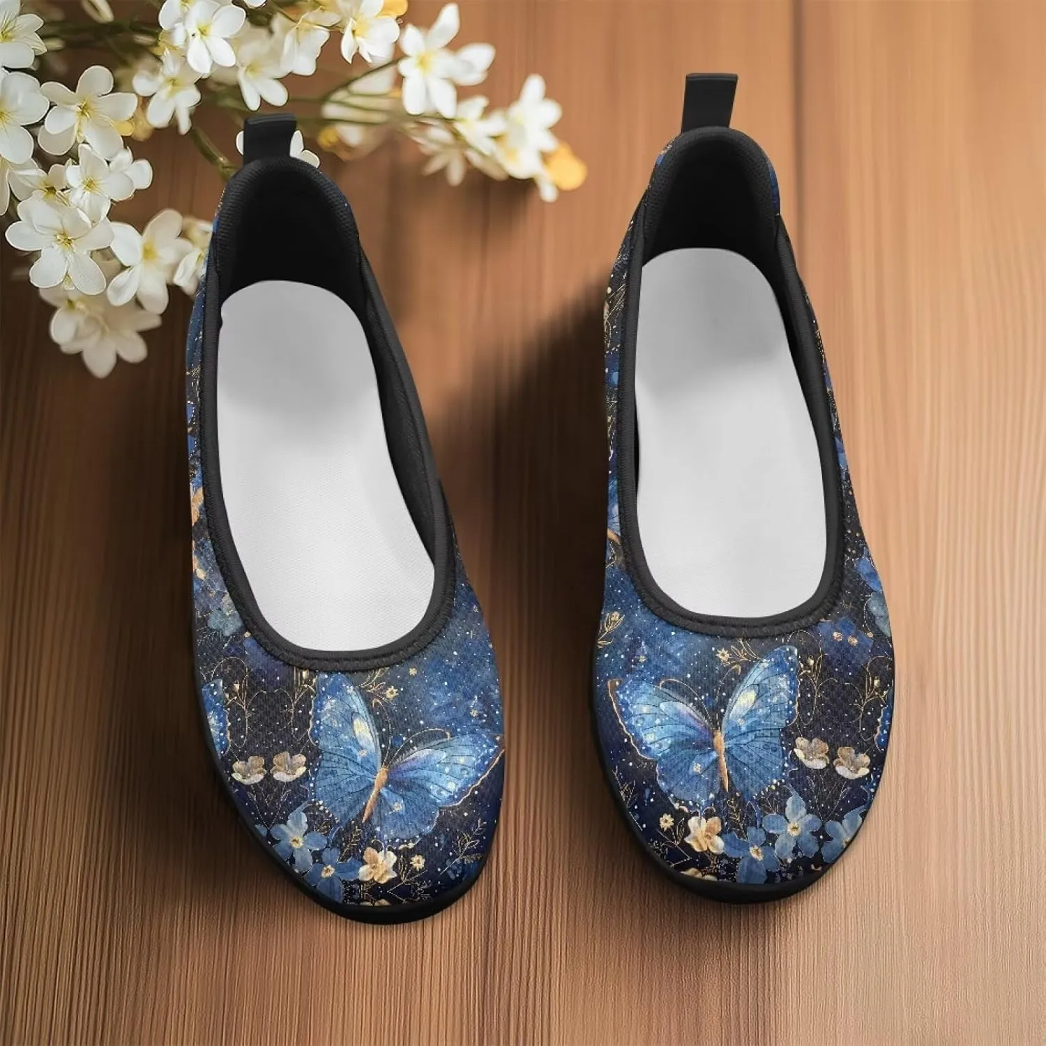 Flat Shoes for Women Dressy Work Round Toe Flats for Women Casual Slip On Shoes
