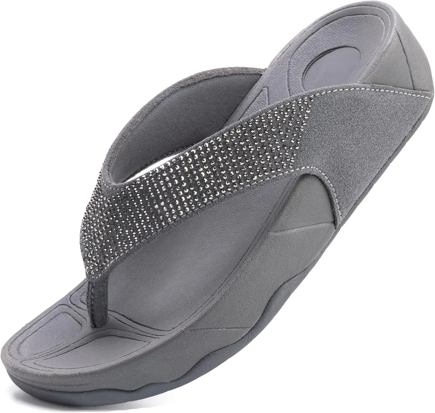 Flip Flops sandals Women Thong Sandals Arch Support Soft Flip Flop Sandal Non-Slip Beach Wedge Sandal