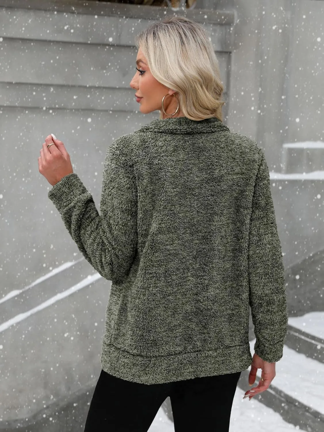 For G and PL Women's Long Sleeve Full Zip Soft Warm Fleece Jacket