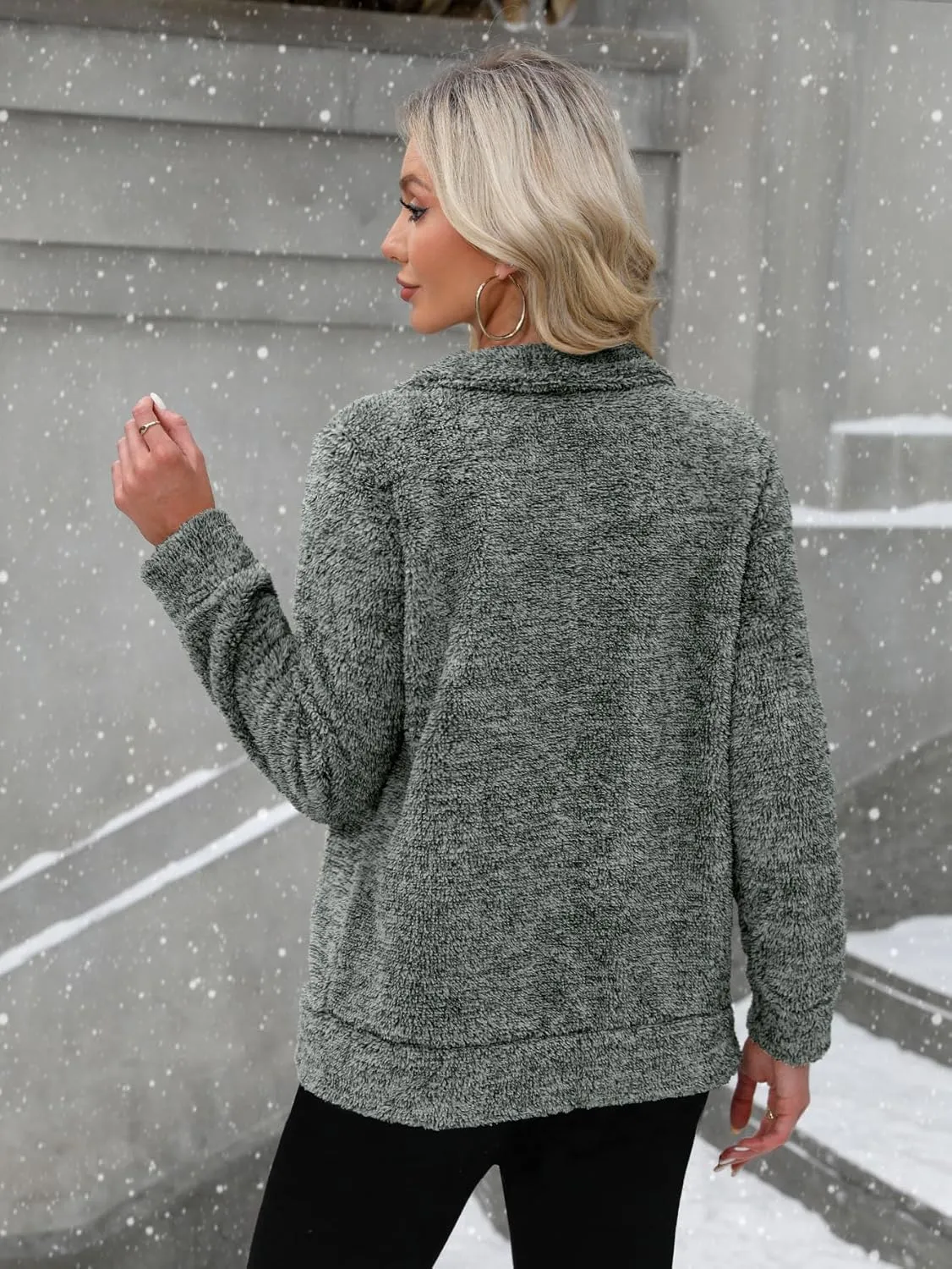 For G and PL Women's Long Sleeve Full Zip Soft Warm Fleece Jacket