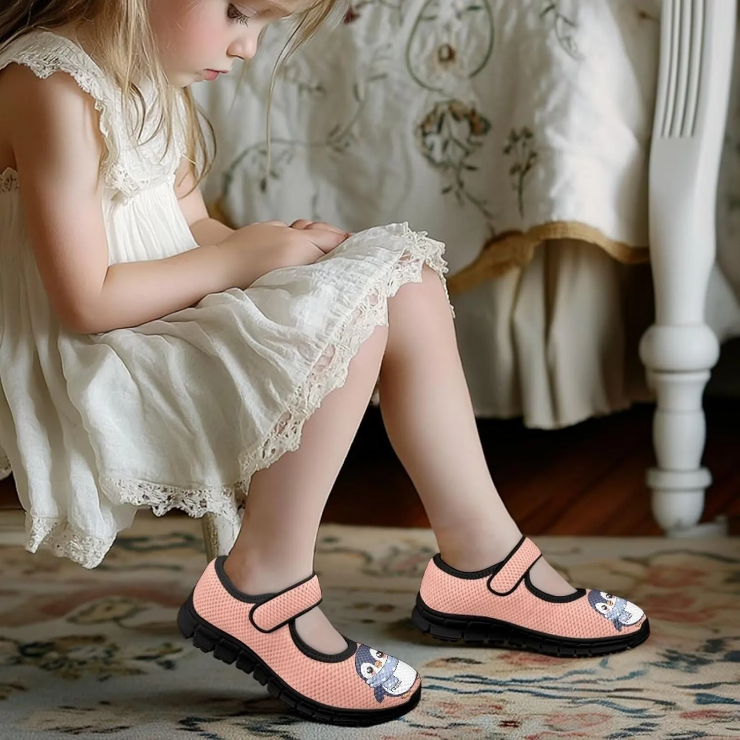 Forchrinse Girls Mary Jane Dress Shoes for Toddler St Patrick’s Day Leaves Dress Shoes for Holiday Party Flats Low Heels Non Slip Strap Kids Shoes
