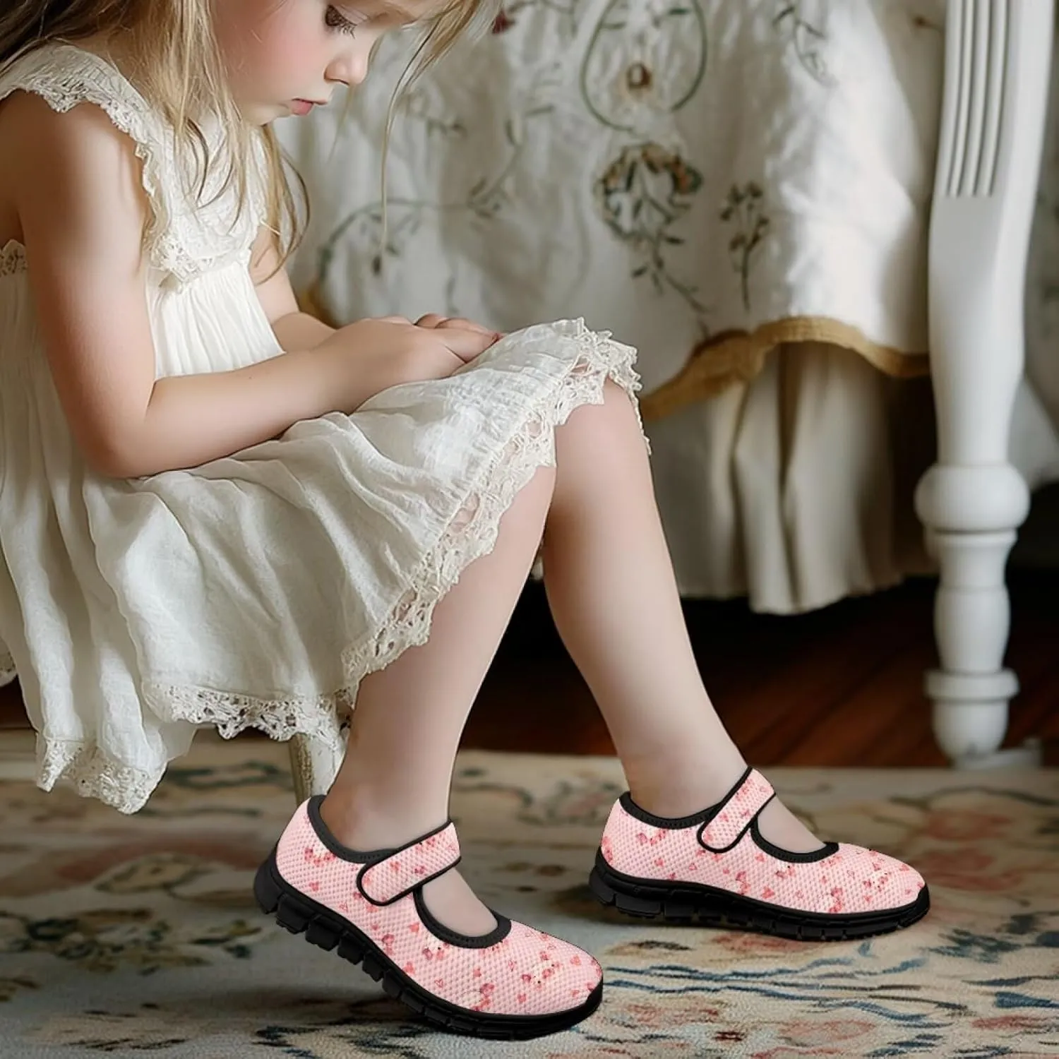 Forchrinse Girls Mary Jane Dress Shoes for Toddler St Patrick’s Day Leaves Dress Shoes for Holiday Party Flats Low Heels Non Slip Strap Kids Shoes