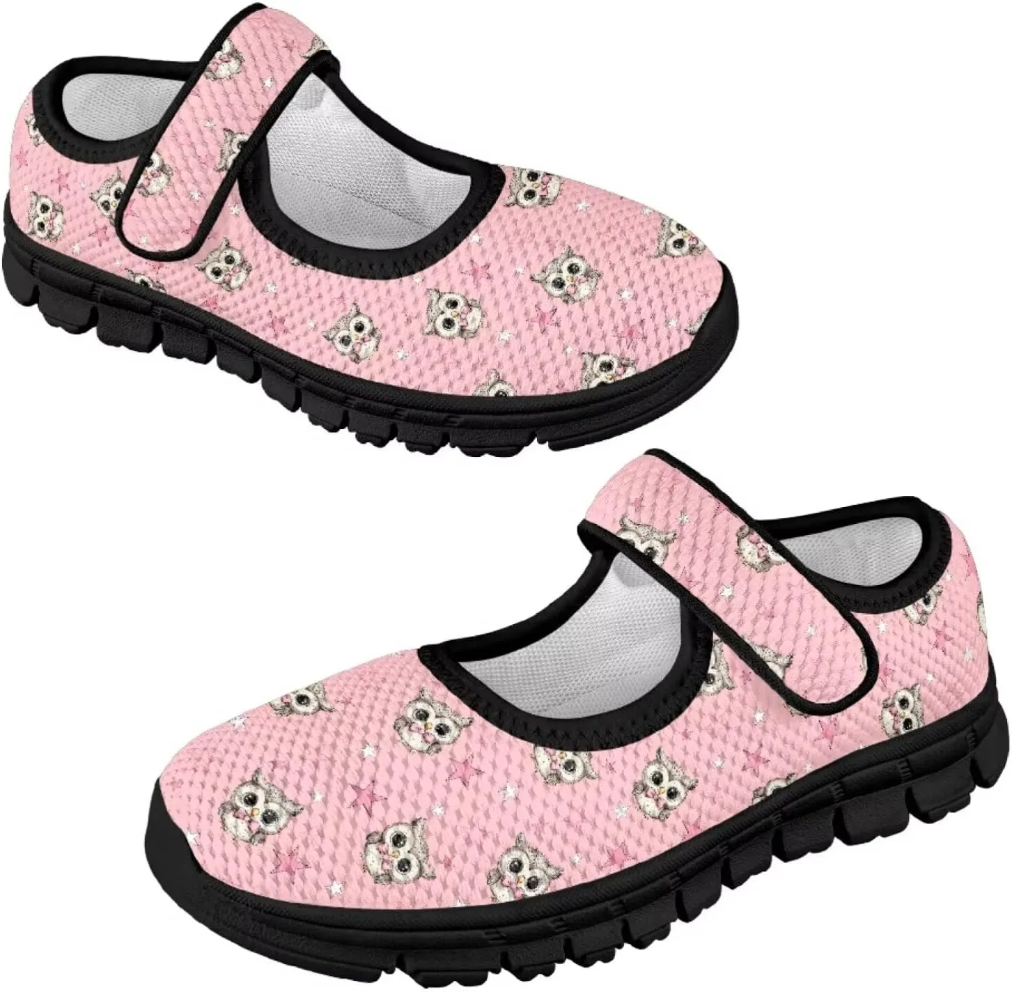 Forchrinse Toddler Girls Mary Jane Flats,Breathable Slip on Comfort Dragonfly Platform Mary Jane for Kids Dress Shoes School Walking Shoes