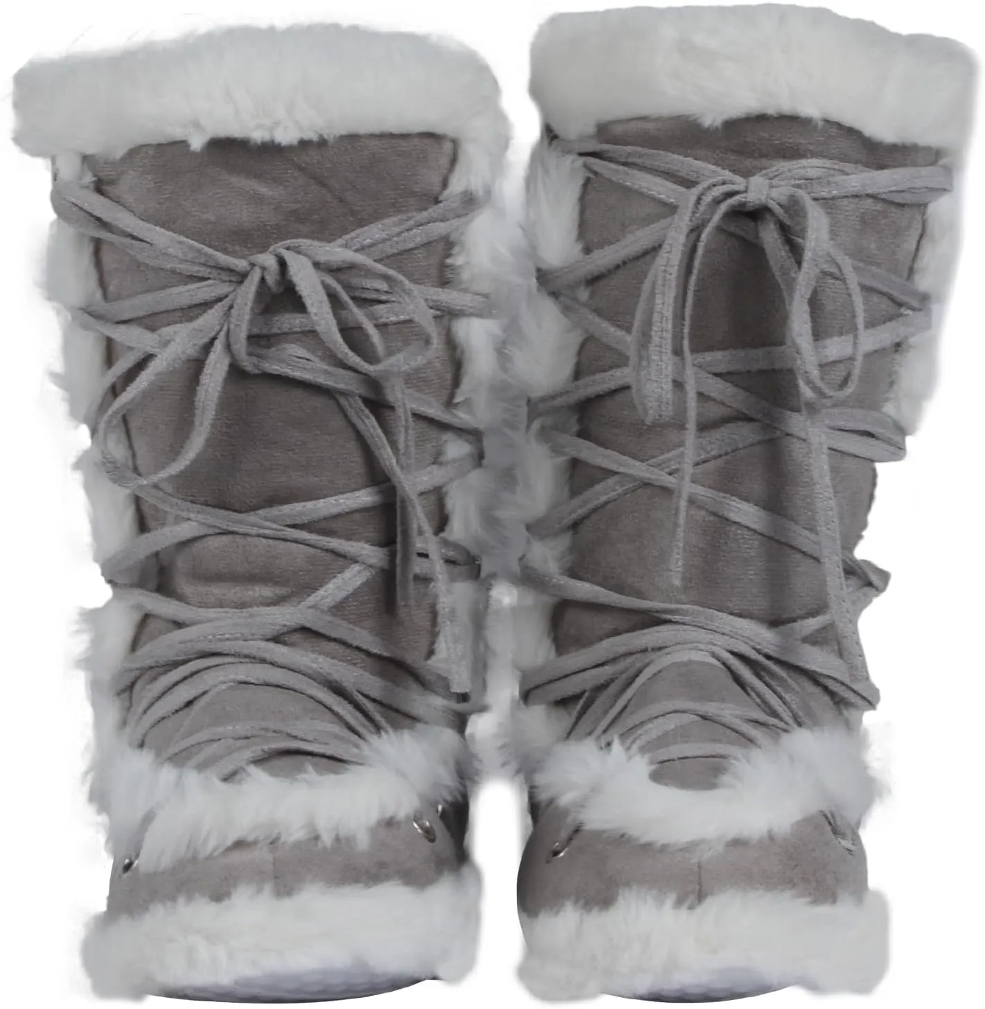 Forfoot Slipper Boots, Cozy Indoor Booties for Women Fluffy Comfortable House Shoes Fuzzy Anti-Slip Boots Winter