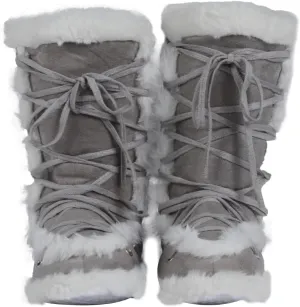 Forfoot Slipper Boots, Cozy Indoor Booties for Women Fluffy Comfortable House Shoes Fuzzy Anti-Slip Boots Winter
