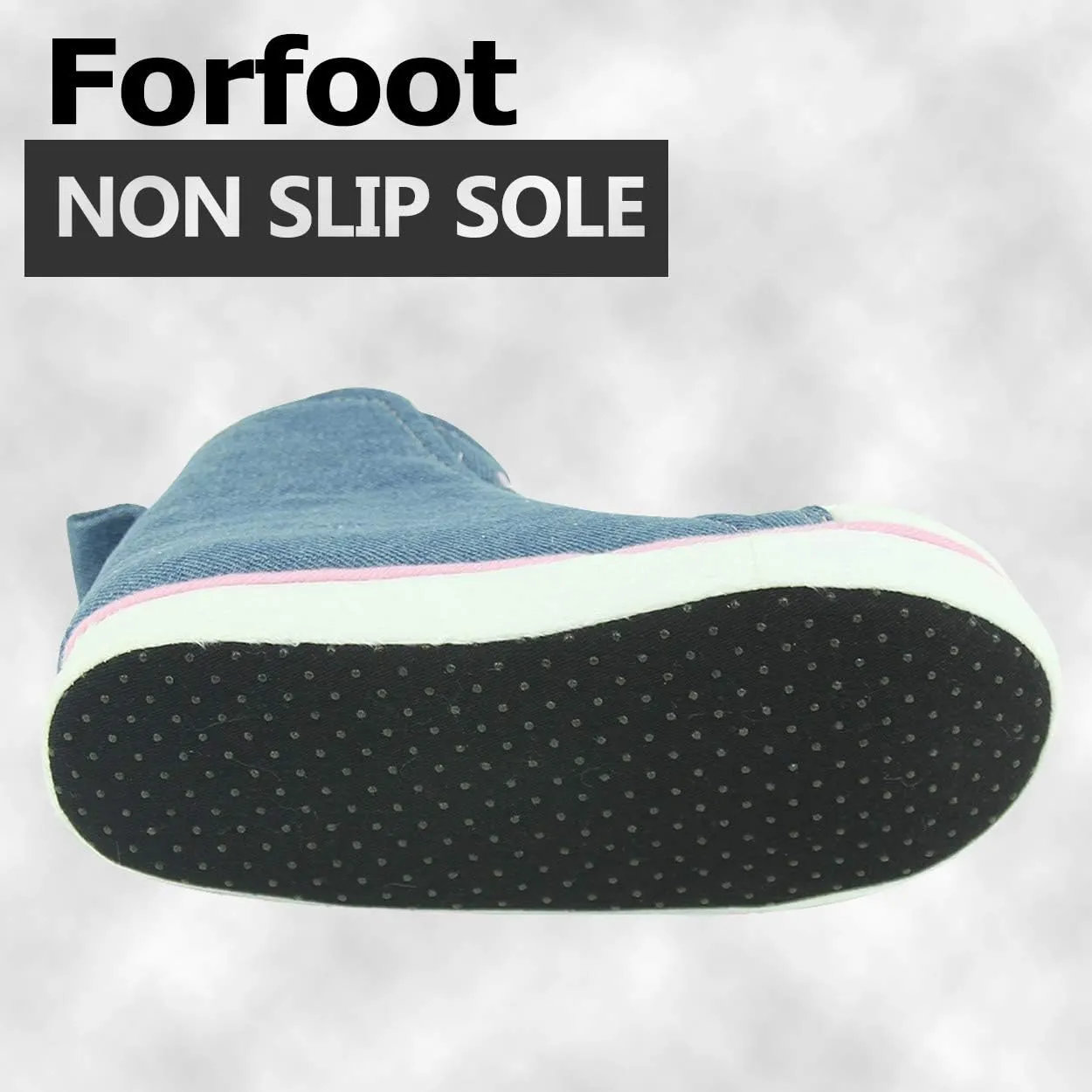 Forfoot Sneaker Slippers Men Comfy Cozy Indoor House Shoes Non Slip
