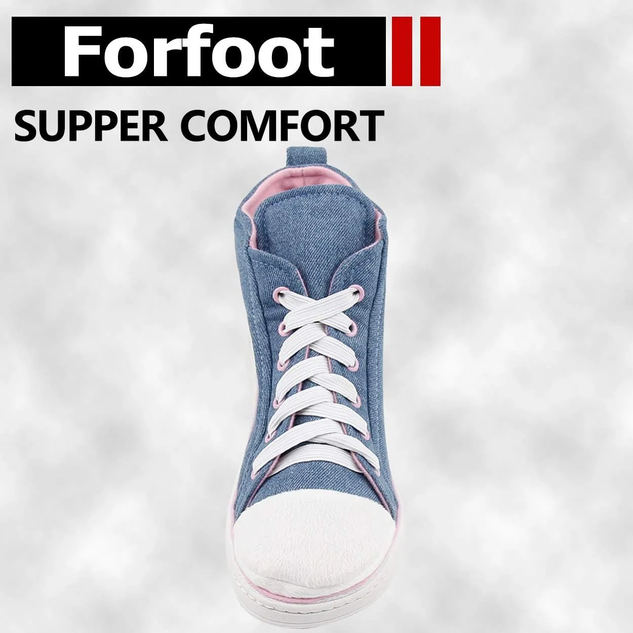 Forfoot Sneaker Slippers Men Comfy Cozy Indoor House Shoes Non Slip