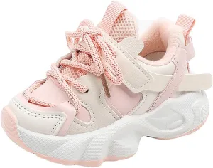 F𝘂r Lined Winter Chunky Sneakers for Girls Kids Fashion Warm Cozy Fleece Lined Comfortable Outdoor Winter Boots