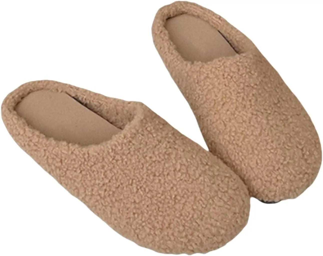 Fuzzy Bedroom Slippers for Men Soft and Comfortable Non Slip Slipper Warm Winter Slip On Slippers for Women