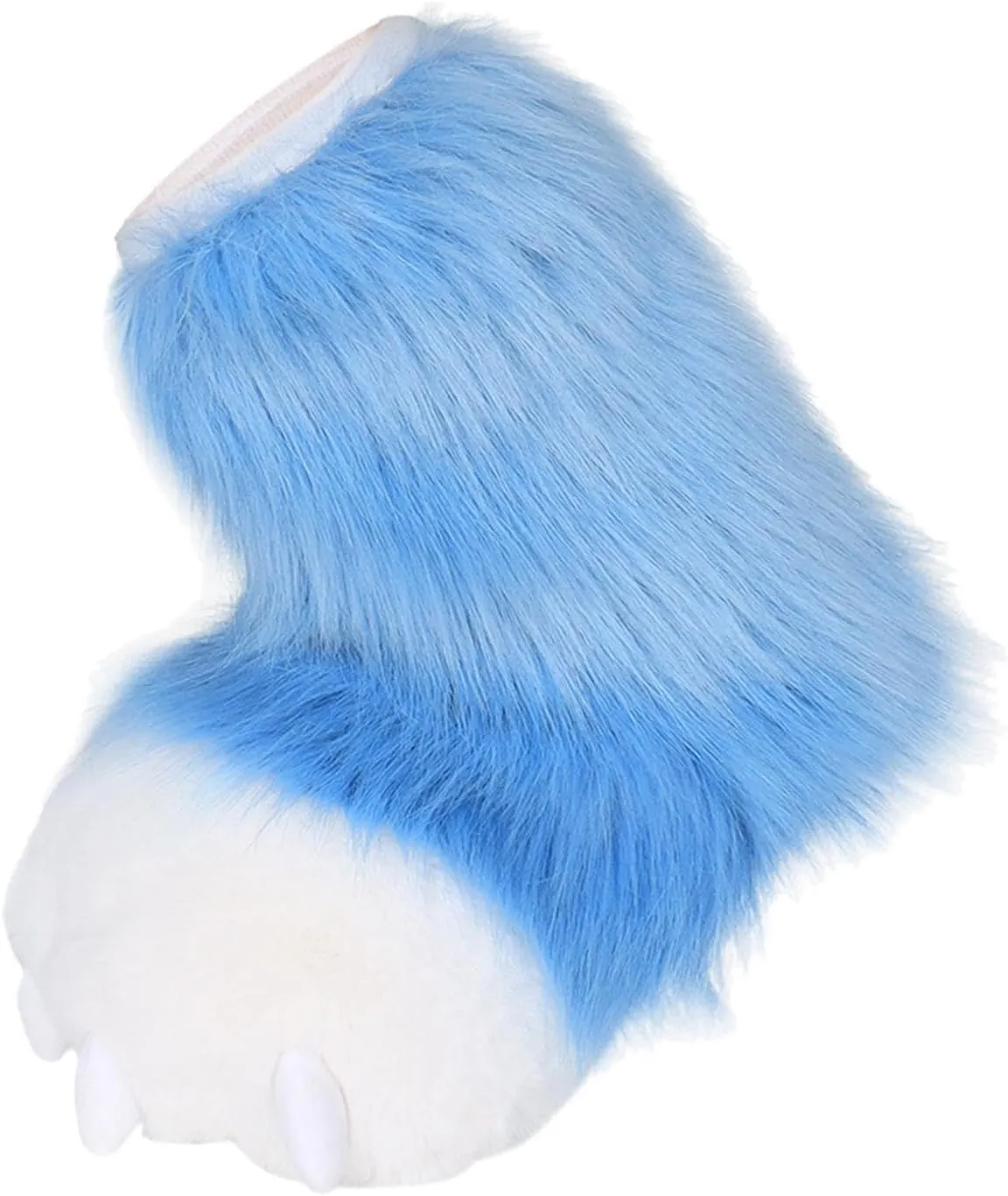 Fuzzy Paw Animal Cosplay Accessories Funny Soft Cartoon Slippers Foot for Unisex Adults Women Girls Carnival Masquerade Holiday