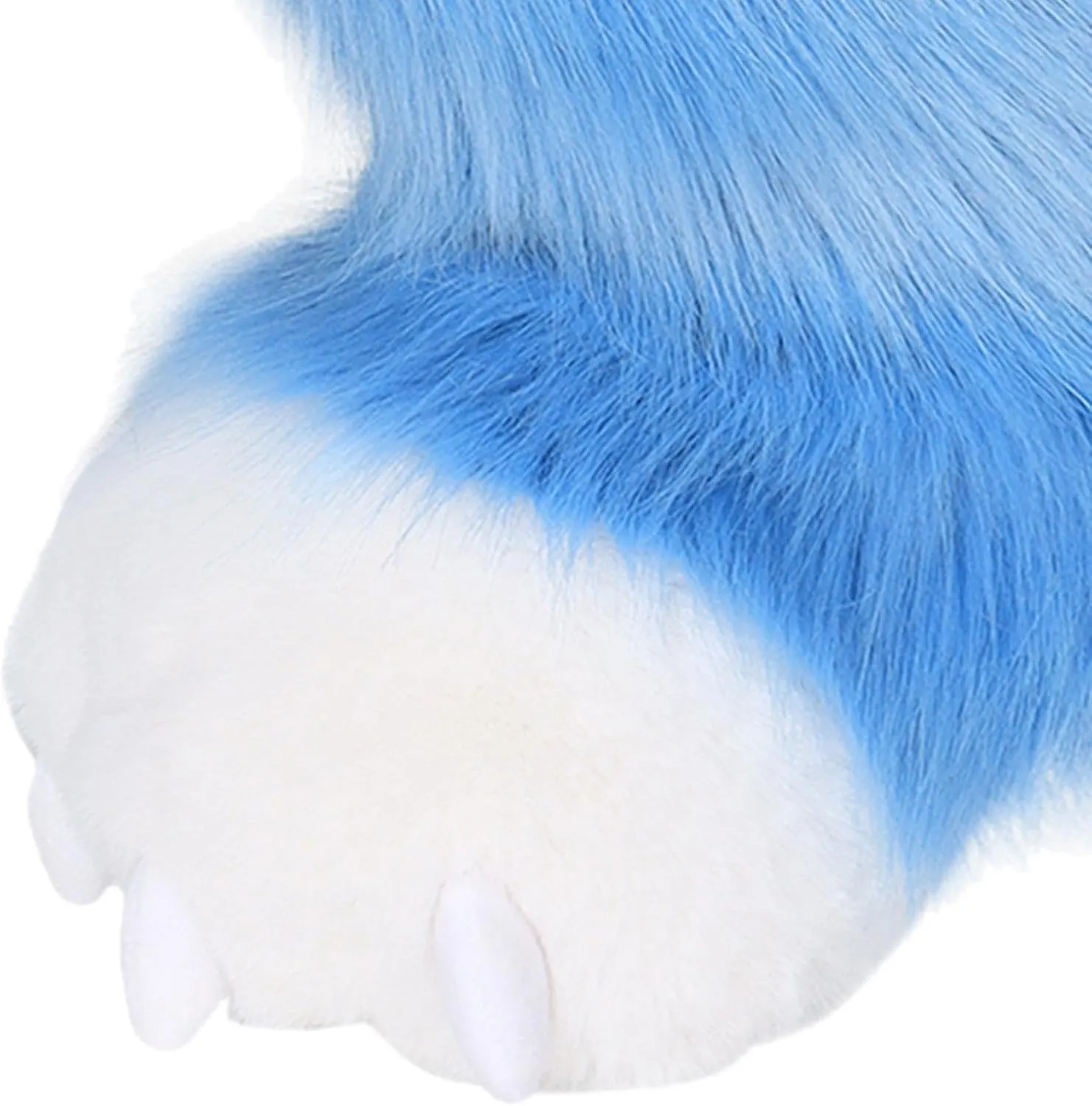 Fuzzy Paw Animal Cosplay Accessories Funny Soft Cartoon Slippers Foot for Unisex Adults Women Girls Carnival Masquerade Holiday