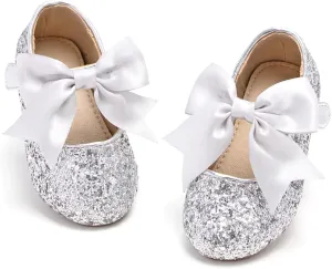 GINFIVE Toddler Girls Dress Shoes Little Girls Mary Janes Ballerina Flats Shoes Toddler