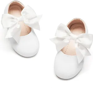 GINFIVE Toddler Girls Dress Shoes Little Girls Mary Janes Ballerina Flats Shoes Toddler