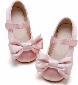 GINFIVE Toddler Girls Dress Shoes Little Girls Mary Janes Ballerina Flats Shoes Toddler