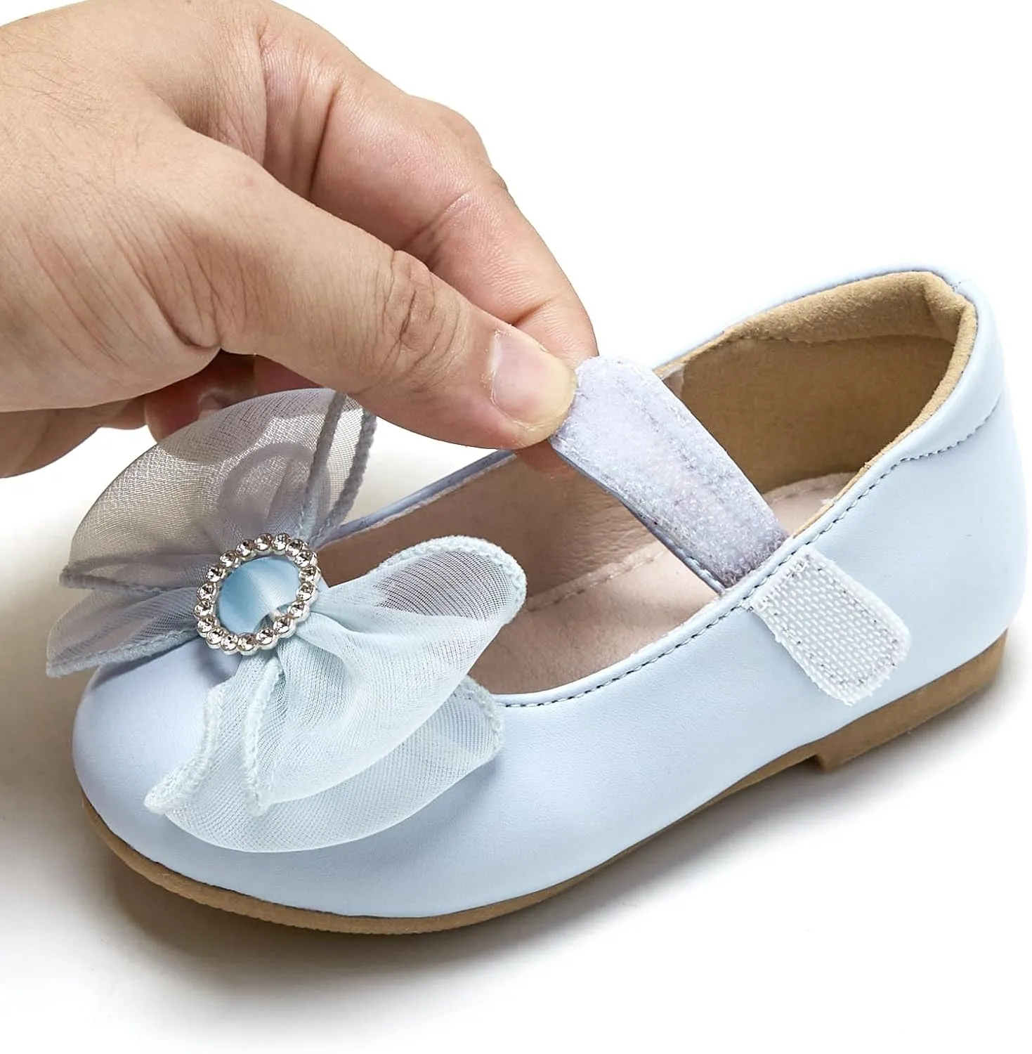 GINFIVE Toddler Girls Dress Shoes Little Girls Mary Janes Ballerina Flats Shoes Toddler