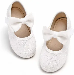 GINFIVE Toddler Girls Dress Shoes Mary Janes Ballerina Flats for Girls Shoes Toddler