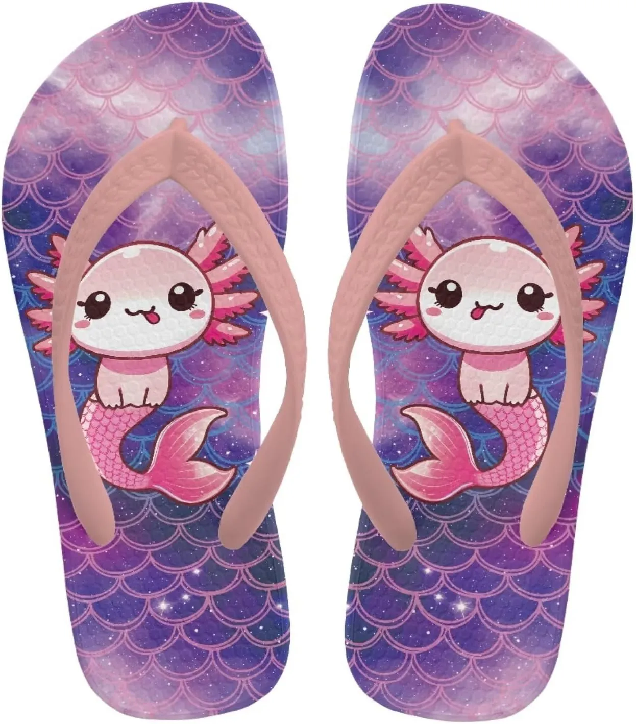 Girls Boys Cartoon Animal Print Flip Flops Sandals Kids Water Shoes Thong Beach Slides Quick Dry