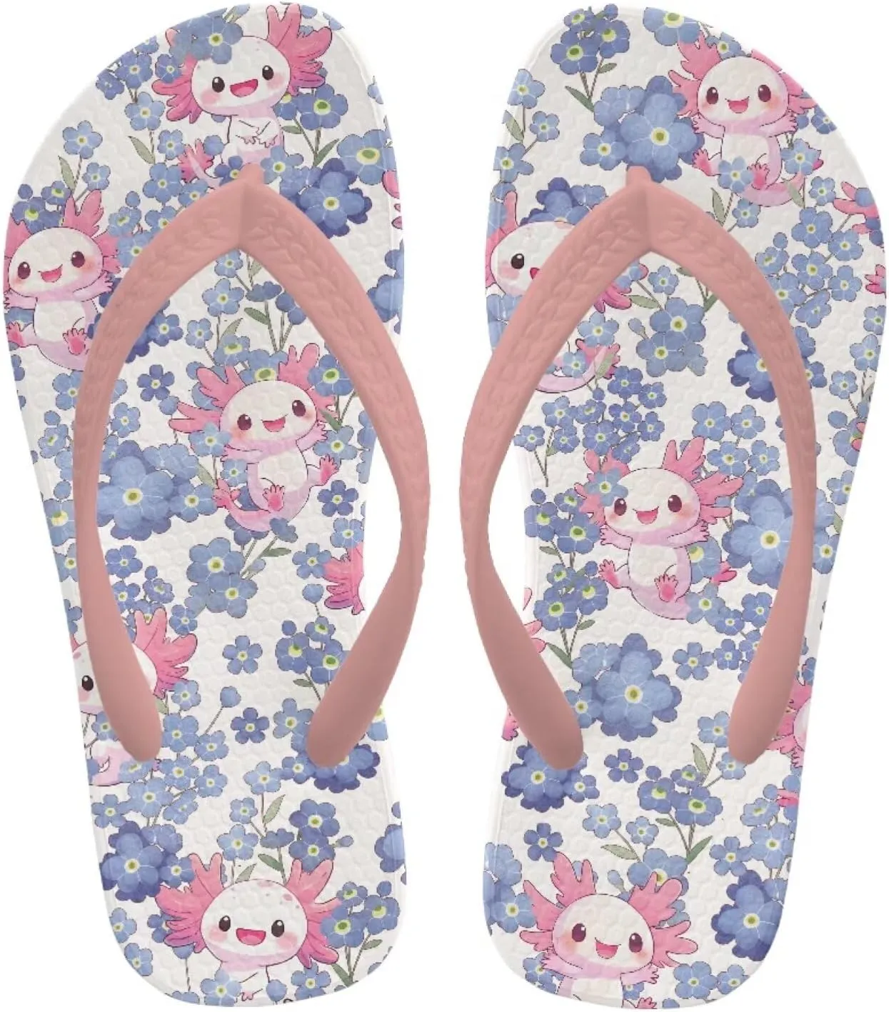 Girls Boys Cute Animal Flip Flops Sandals Kids Water Shoes Thong Beach Slides Slip On Quick Dry
