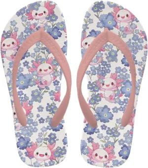 Girls Boys Cute Animal Flip Flops Sandals Kids Water Shoes Thong Beach Slides Slip On Quick Dry