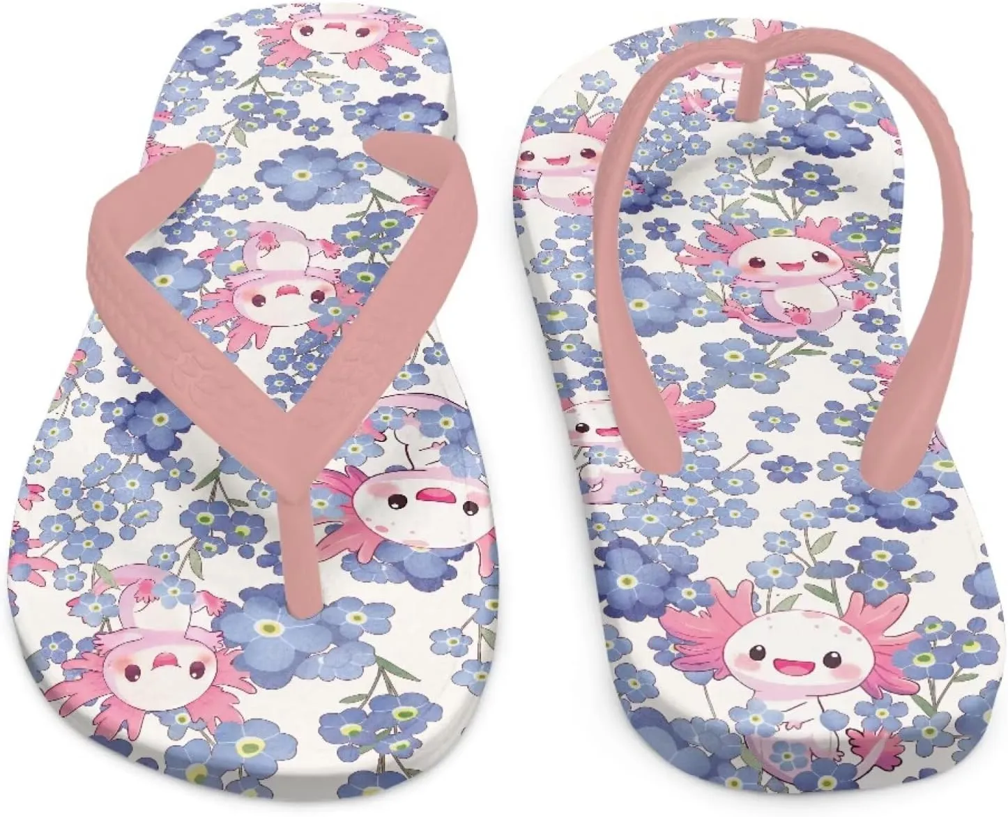 Girls Boys Cute Animal Flip Flops Sandals Kids Water Shoes Thong Beach Slides Slip On Quick Dry