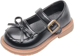 Girls Kids Mary Jane Shoes 𝗟ow Heels Closed Toe Ankle Sandals Childrens Girl Breathable Non Slip Soft Dress Dance Shoes