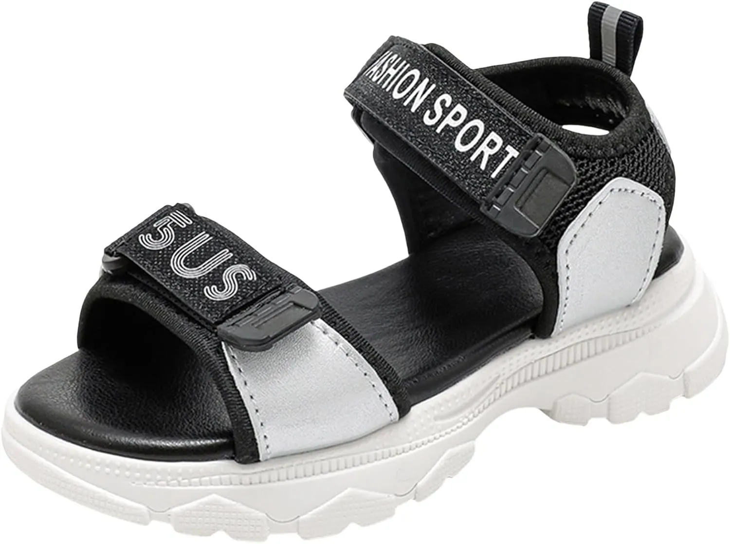 Girls Sandals Fashion Sports Soft Bottom Open Toe Students Middle and Large Children Girls Children Kids Dress Sandals