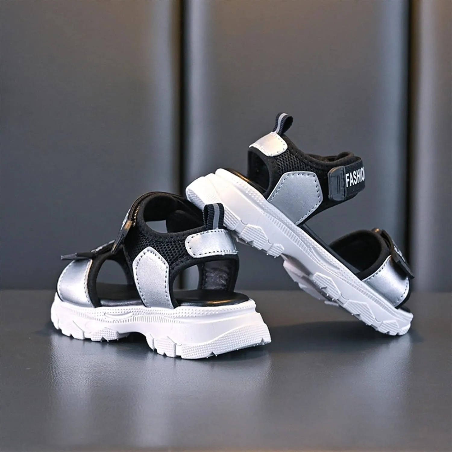 Girls Sandals Fashion Sports Soft Bottom Open Toe Students Middle and Large Children Girls Children Kids Dress Sandals