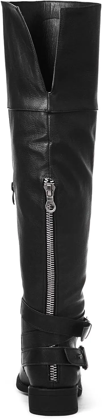 GLOBALWIN Women's Over The Knee Thigh High Boots